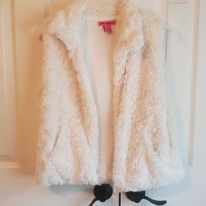 Faux fur vest
